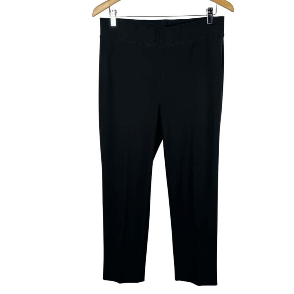 Joseph Ribkoff Black Stretch Straight Leg Pants Women Medium Classic Chic